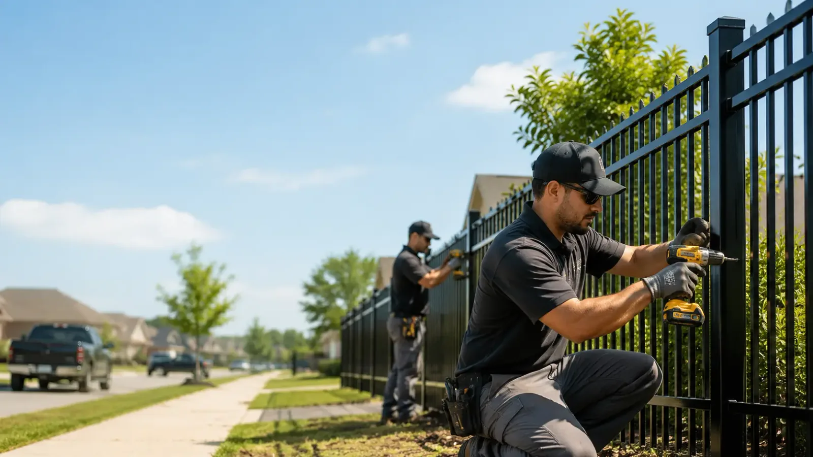 Metal Fence Installation in Springlake, TX